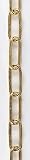 Rogar 9861-2 18 Inch Heavy Chain - Brass-Plated - 2 Pcs