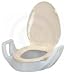 Raised Toilet Seat Riser with Arms,fit inbetween toilet bowl and toilet seat