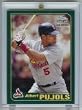 2006 Topps Albert Pujols Rookie of The Week Baseball Card - Mint Condition- Shipped In Protective Screwdown Case!