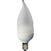 GE Lighting 76455 Energy Smart LED Bent Tip Light Bulb, White, Candelabra Base, 2-Watt
