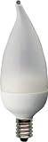 GE 76455 Energy Smart LED Bent Tip Light Bulb, White, Candelabra Base, 2-Watt