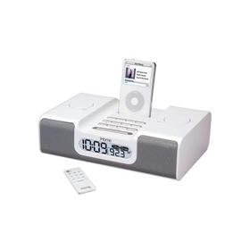 iHome IH8 Clock Radio for iPod - White