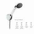 Alsons 48CPK Four-Spray/Massage Hand Shower with Wall Mount Unit, Chrome