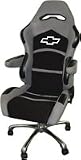 Racing Car Seat Office Chair with Chevy Logo photo