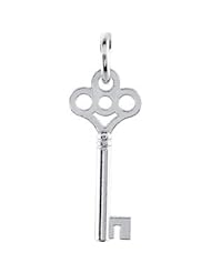 Posh Mommy® Key Charm 14K White 85465