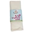 Lingettes bÃ©bÃ© lavables par 5