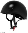 SKID LID ORIGINAL HELMET - GLOSS BLACK - HALF HELMET (Medium - 64-6602)