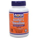 NOW FOODS ACETYL L-CARNITINE 500MG 100 C