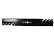 Toro Replacement Blade - 18" x 3" x 0.250" - Replaces - 105-7779-03 / 105-7781 / 105-7781-03 - High Lift Toothed Blade / Silver Streak
