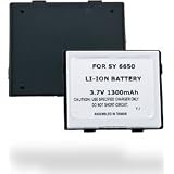Sanyo 6650 Katana II Black Lithium Ion 1300 Mah Extended Battery
