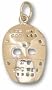 Hockey Goalie Mask Charm - 14KT Gold Jewelry