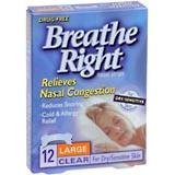 Breathe Right Clear Nasal Strips, Large - 12 Each
