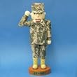 12" U.S. Army Soldier in Fatigues Wooden Christmas Nutcracker