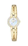 Citizen Eco-Drive Silhouette Crystal Bangle Mother-of-pearl Dial Women's watch #EW9992-59D