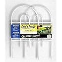 Origin Point 052410 Gard'n Border Round Folding Fence, White, 24-Inch x 10-Feet