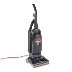 HOOVER COMPANY Commercial WindTunnel Bag-Style Upright Vacuum, 17lb, Black/Safety Orange