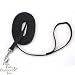 Coastal Pet Cotton Web Dog Leash Training Lead (Black, 6 ft. L x 5/8 inch W)