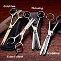 Garrett Wade Premium Hair Cutting Scissors Gold Pro. Scissors