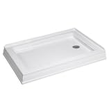 DreamLine SHTR-1034402-00 Quad Shower Enclosure Tray, Right Drain, White