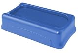 Lid For 16-23 Gallon Rectangular Rubbermaid Waste Receptacles - Blue
