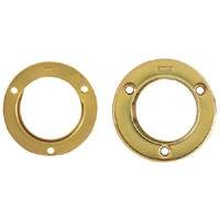 Stanley Hardware Polybag Metal Pole Supports, Brass Tone #193205