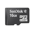 SanDisk 16 GB Class 2 MicroSDHC Flash Memory Card SDSDQ-016G-A11M Retail Package