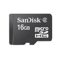 SanDisk 16 GB Class 2 MicroSDHC Flash Memory Card SDSDQ-016G-A11M Retail Package
