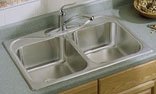 114024NA 33X22X8 DBL 4H SINK