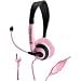 Video Games : Ear Force D2 Stereo Headphones + Boom Mic (Pink)