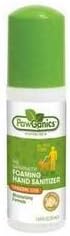 Petlabs DPL01121 PawGanics Alcohol Free Foaming Hand Dog Sanitizer, Tangerine Scent, 1.69-Ounce