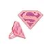 Super Girl Jewel Cupcake Rings - 12 count