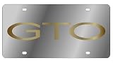 GTO - Word - License Plate - Stainless Style