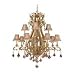 Vaxcel Lighting - EP-CHS012PP: Empire 12L Chandelier Phoenician Platinum