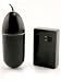 Remote control waterproof bullet - black