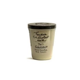 Aux Anysetiers du Roy: 70% Cocoa Dark Chocolate Fondue in Pottery Crock - 7oz