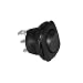 Square Bezel Round Rocker Switch - SPDT / On - On : 30-16210