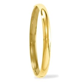 14K Gold 1 8 Baby Bangle,5.5 diameter,4mm wide by 