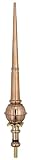 24" Handcrafted "Demeter" Pure Polished Copper Cupola Finial