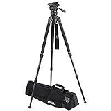 Miller Compass 20 Fluid Head System 1844 with Solo DV 2 Stage Alloy Tripod - Supports 44 lbs., Max. Height 63.5