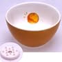 Cafe Time Ceramic Bowl - Fresh Morning (Orange and Darjeeling Tea) - Incense Holder From Nippon Kodo