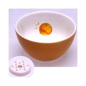 Cafe Time Ceramic Bowl - Fresh Morning (Orange and Darjeeling Tea) - Incense Holder From Nippon Kodo
