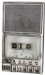 A-Trac Tape Player Belt Buckle