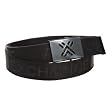Armani Exchange Logo Embroidered Web Belt