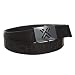 Armani Exchange Logo Embroidered Web Belt