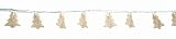 Tag Holiday Shimmer String Lights with Wire Tree Covers, Gold, 10 Lights on a 112-Inch Strand