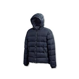 Mens Tall Hooded Quilted Down Jacket by Lands' End