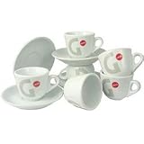 Gaggia G Espresso Cup and Saucer x6  from