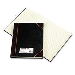 National Brand Texhide Series Record Book, Black, 10.375 x