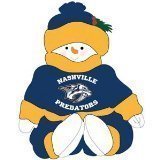 Nashville Predators Plush Snowflake Friends Snowman