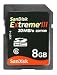SanDisk Extreme 30MB/s Edition High Performance Card - Flash memory card - 8 GB - Class 10 - SDHC